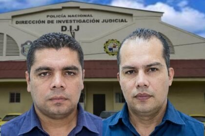 Los exagentes de inteligencia del Consejo de Seguridad Nacional se entregaron la noche del jueves en la sede de la DIJ, ubicada en Ancón. | Imagen trabajada por Destino Panamá