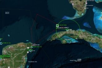 Los veleros fueron ubicados a 80 millas náuticas al noroeste de La Habana. | Foto: @SEMAR_mx